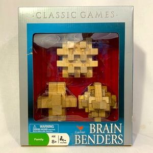 Wood Puzzle Brain Benders NIB